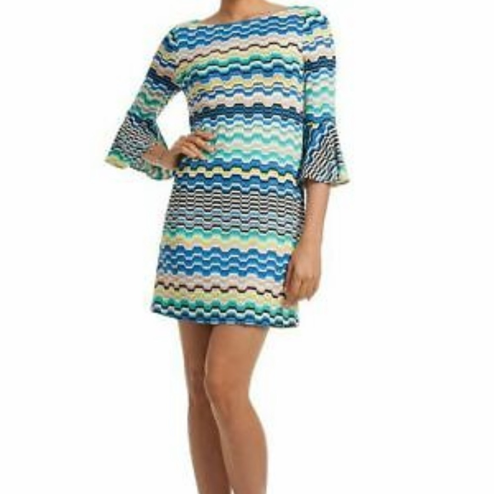 Trina Turk Multi Color Shift Dress
